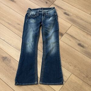Miss Me Dark Blue Flare Jeans